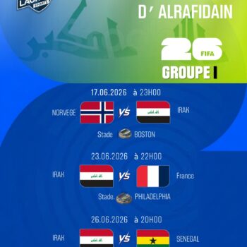 PROGRAMME ÉQUIPE Du IRAK 