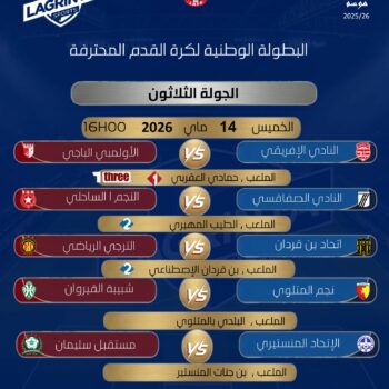 01 Football PRO. JOURNÉE.30.  LE 14.05.2026. 333333 