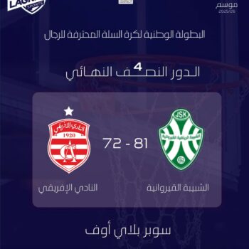 08- BASKET-BALL PRO A.  نتيجة JSK  vs  CA 1.2 FINALE 4 