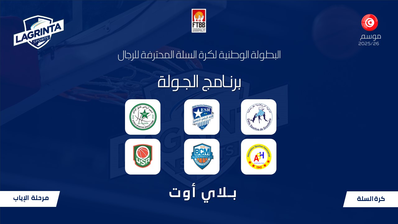 08- BASKETBALL PRO SITE. PROGRAMME DU JOUR. PLAYOUT