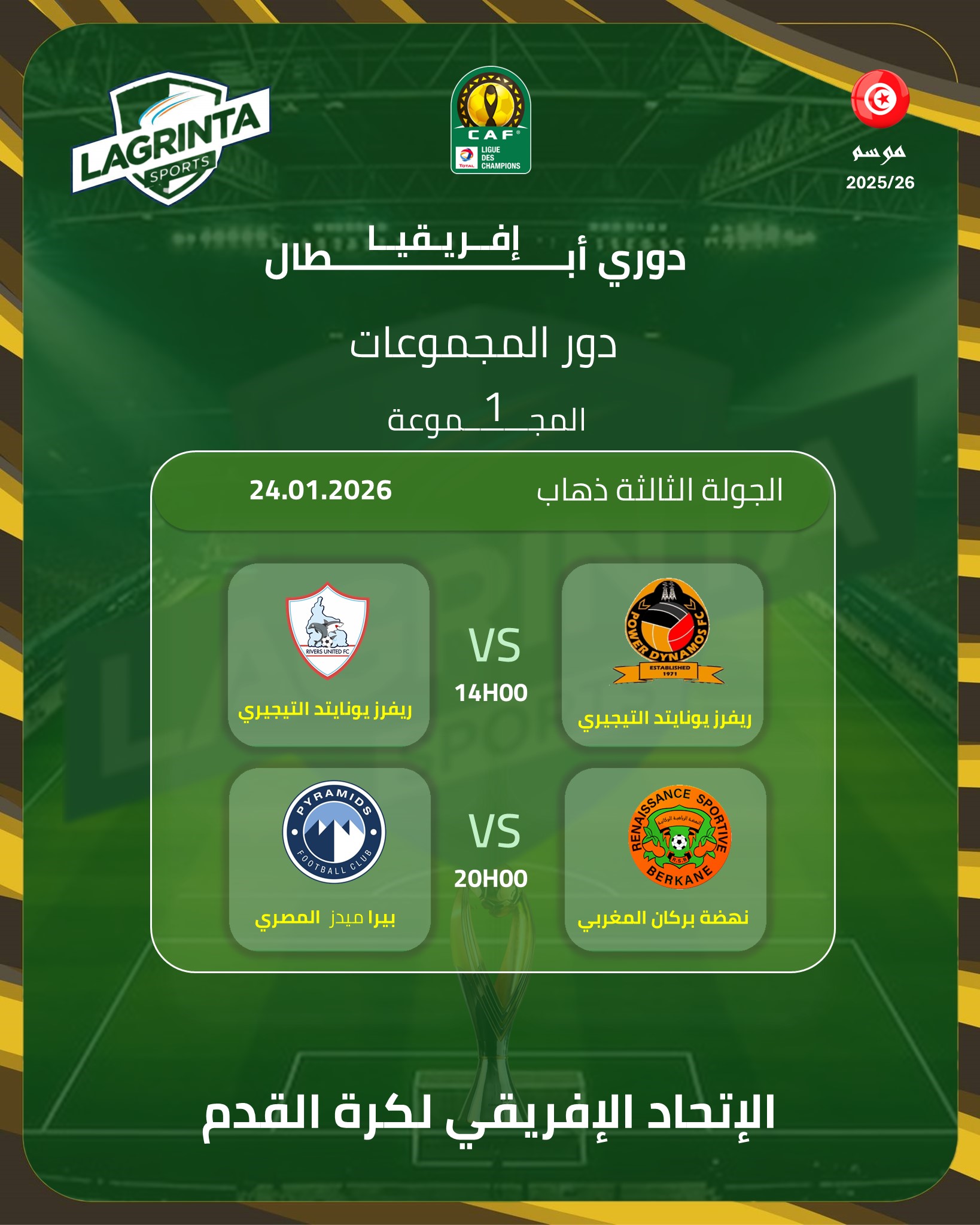 22- CHAMPIONS LEAGUES. PROG. POULE 1. J.03