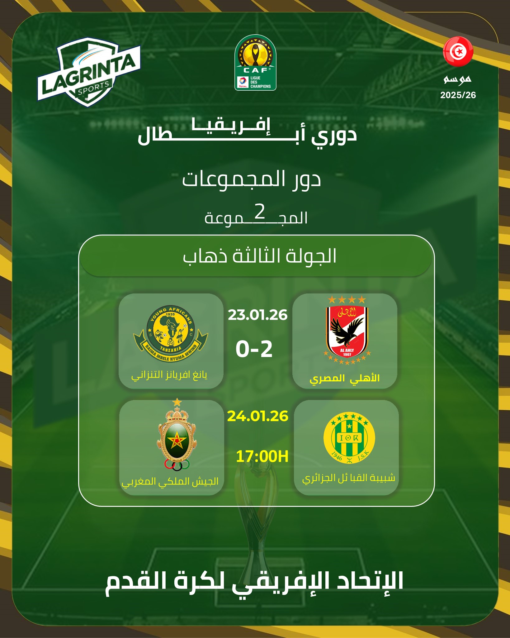 22- CHAMPIONS LEAGUES. PROG. POULE 2. J.03